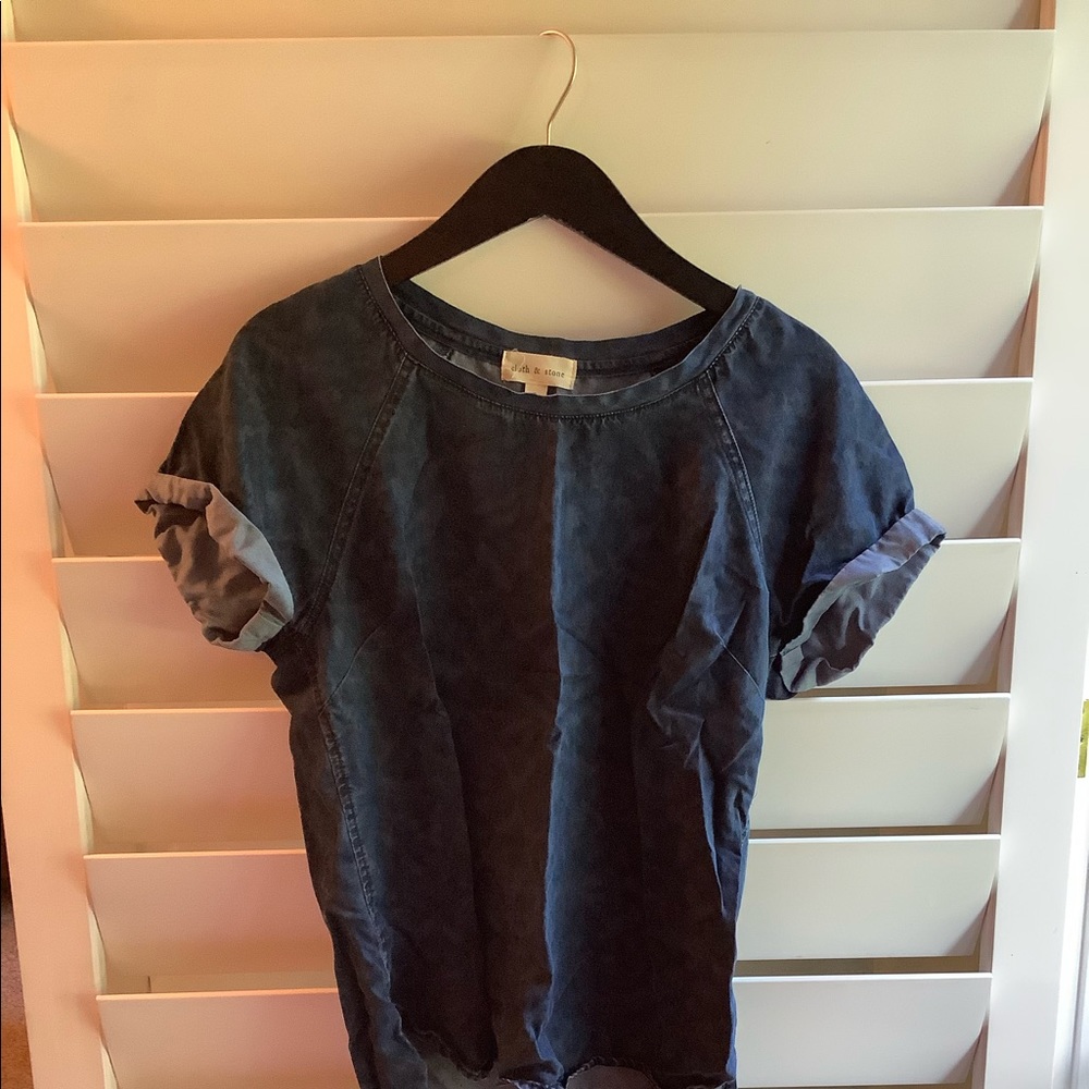 Chambray tunic
